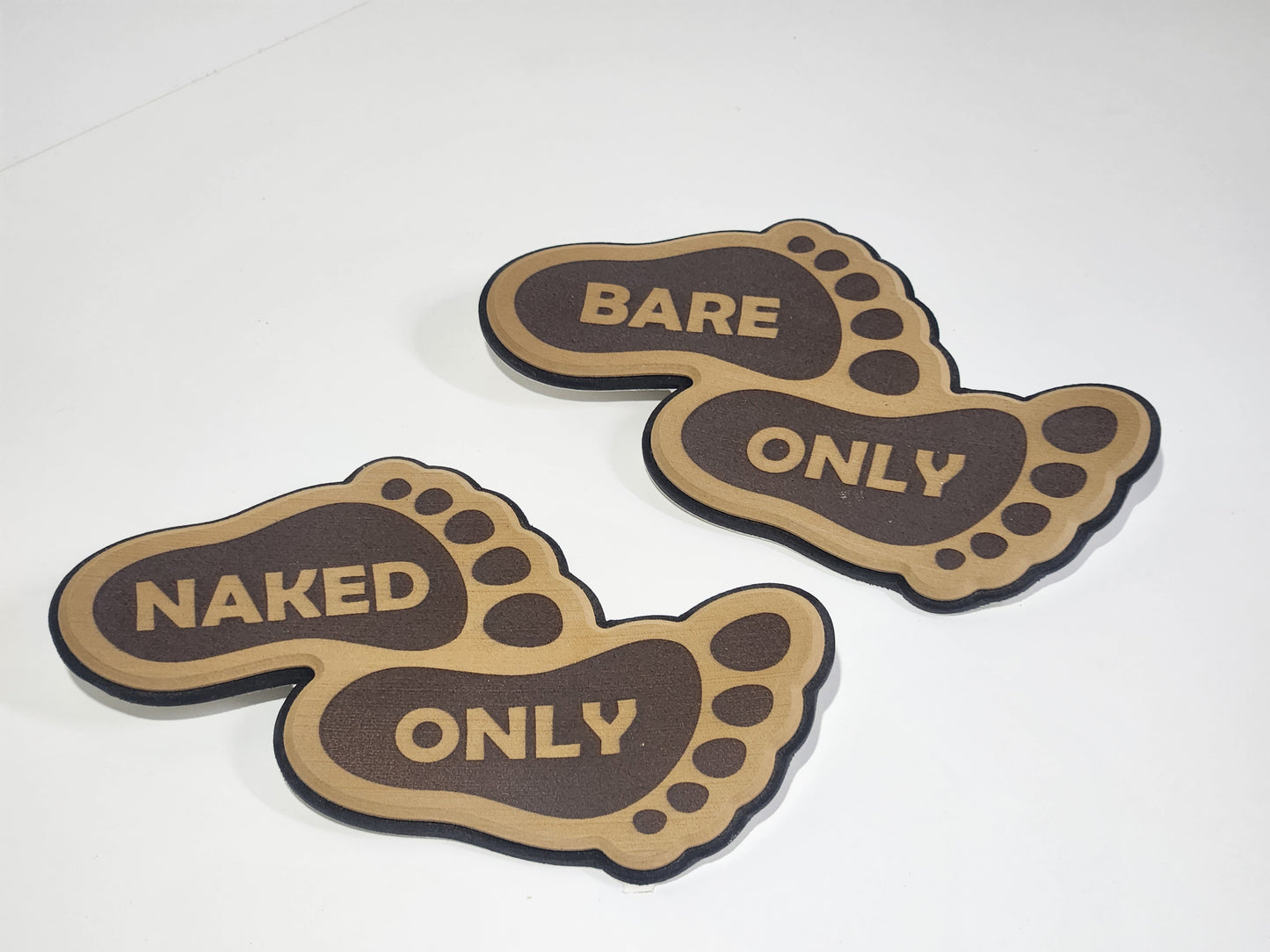 NAKED ONLY / BARE ONLY EVA FOAM DECAL Etched