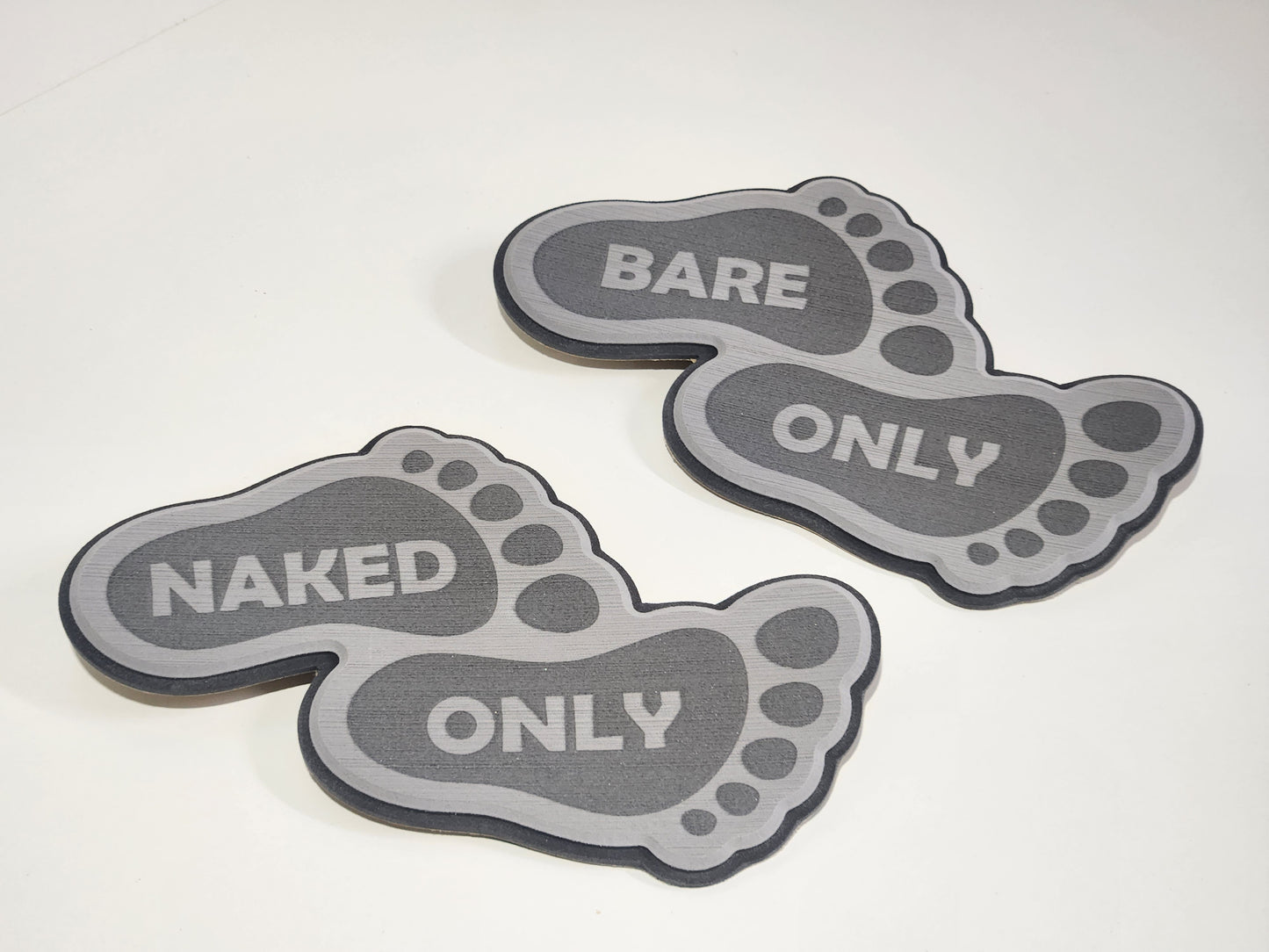 NAKED ONLY / BARE ONLY EVA FOAM DECAL Etched