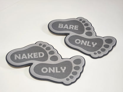 NAKED ONLY / BARE ONLY EVA FOAM DECAL Etched