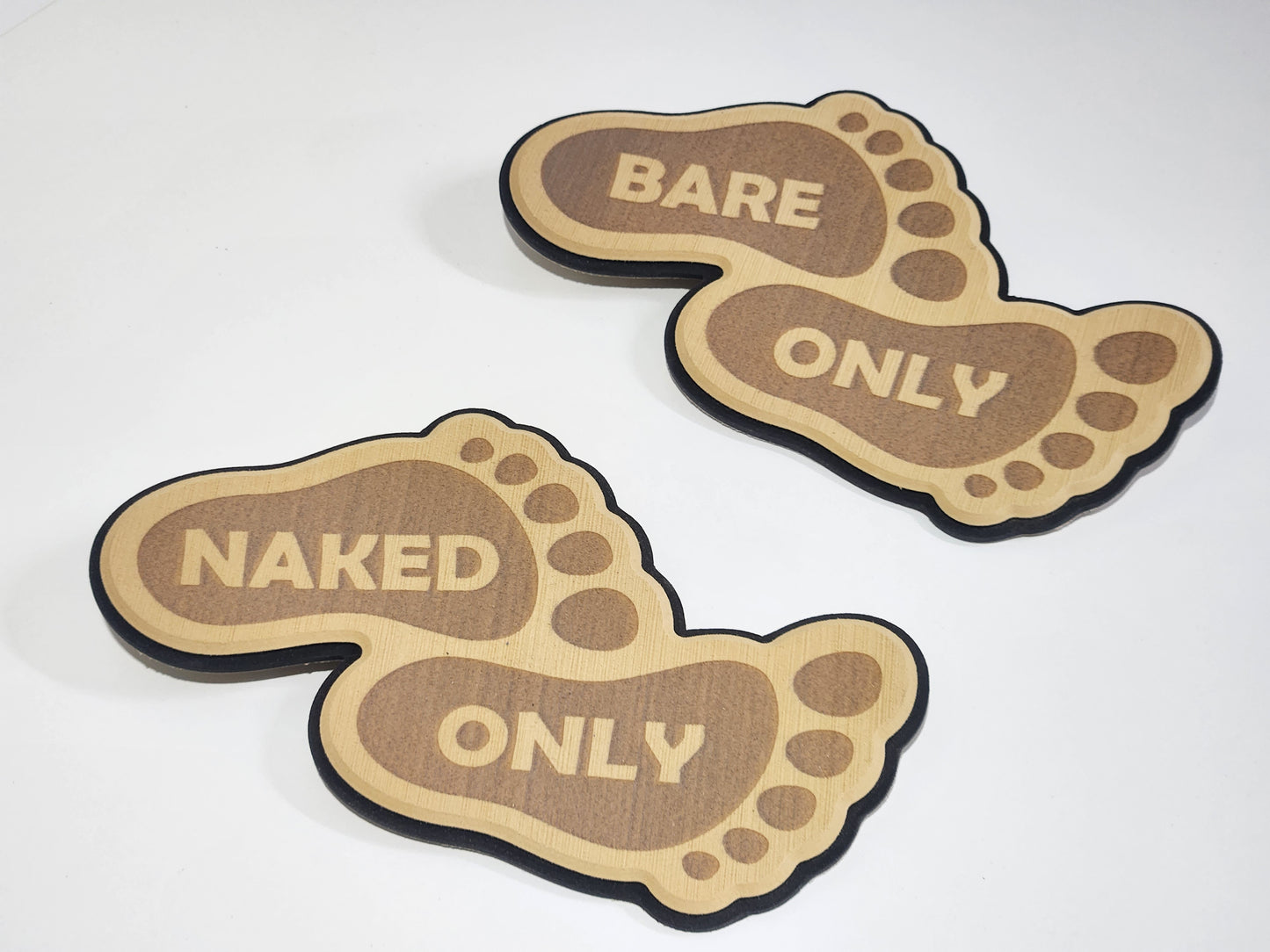 NAKED ONLY / BARE ONLY EVA FOAM DECAL Etched