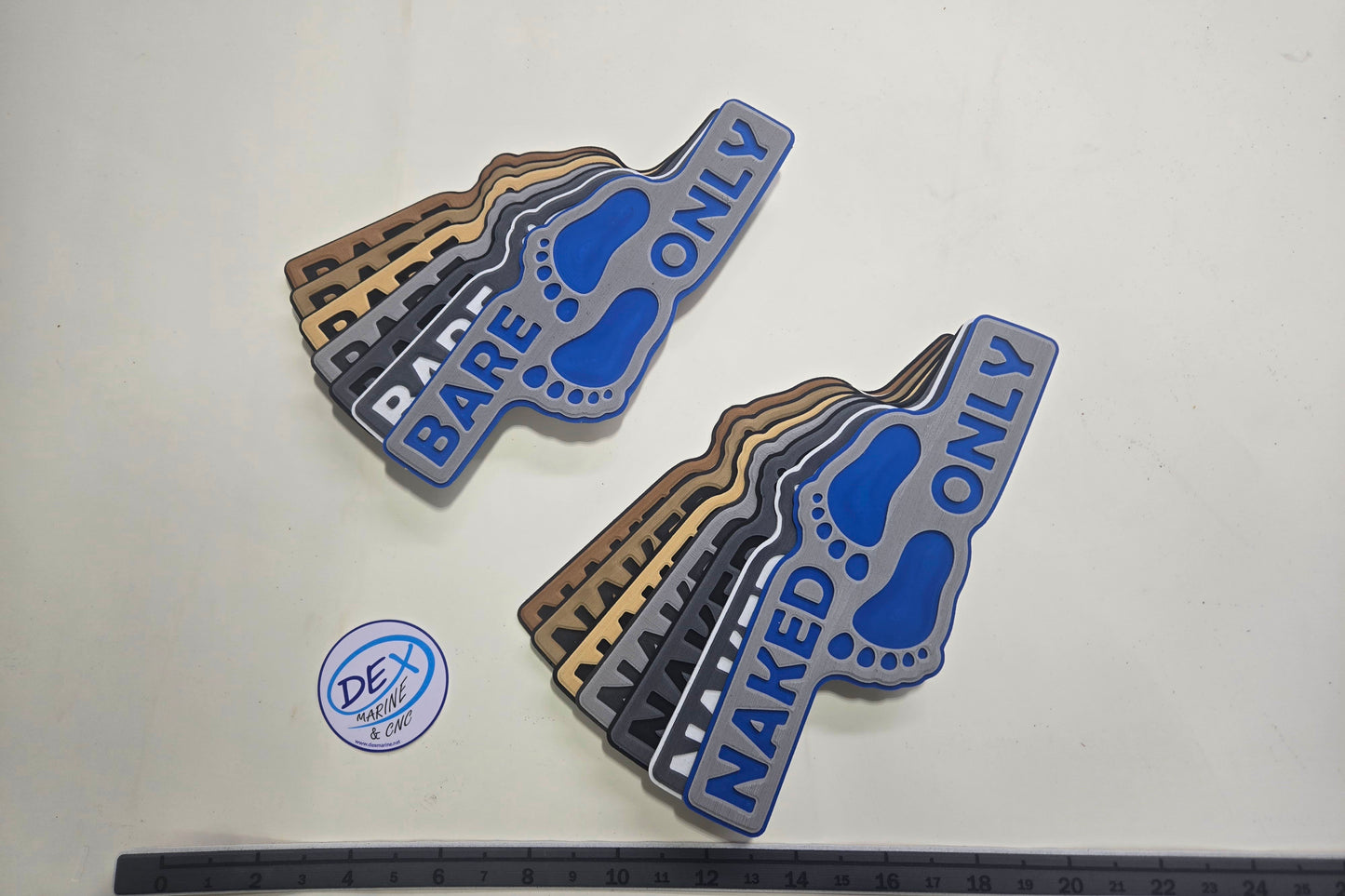 NAKED ONLY / BARE ONLY EVA FOAM DECAL Routed