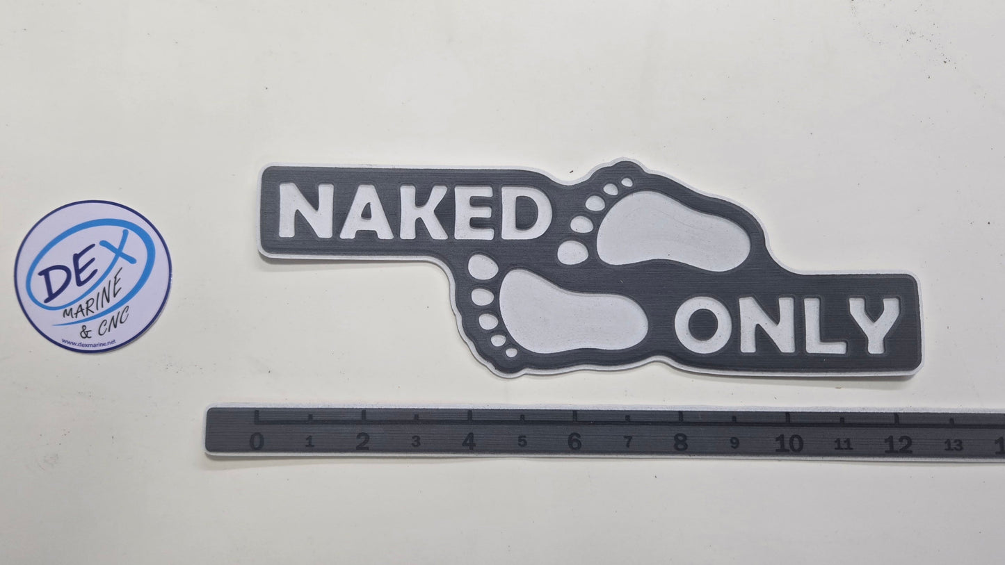 NAKED ONLY / BARE ONLY EVA FOAM DECAL Routed