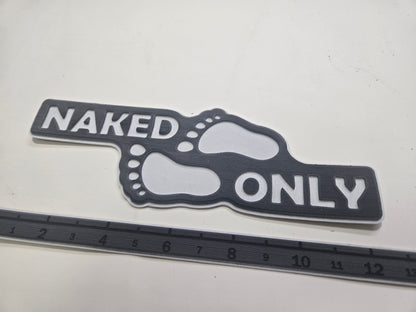 NAKED ONLY / BARE ONLY EVA FOAM DECAL Routed