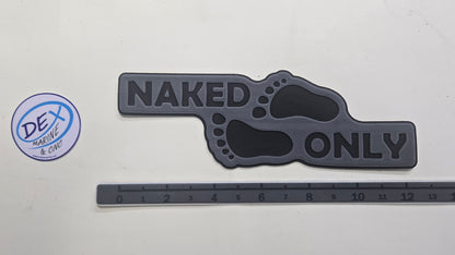 NAKED ONLY / BARE ONLY EVA FOAM DECAL Routed