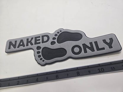 NAKED ONLY / BARE ONLY EVA FOAM DECAL Routed