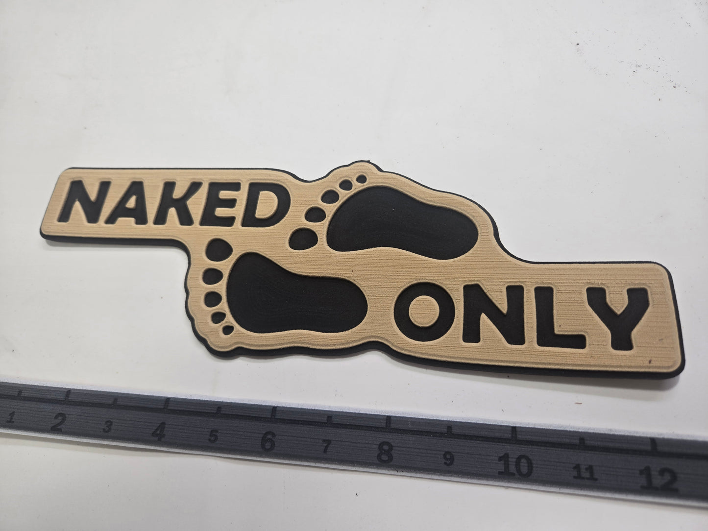 NAKED ONLY / BARE ONLY EVA FOAM DECAL Routed