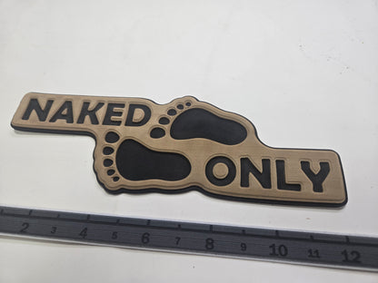 NAKED ONLY / BARE ONLY EVA FOAM DECAL Routed