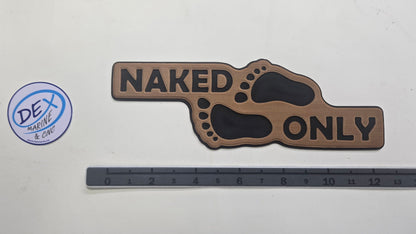 NAKED ONLY / BARE ONLY EVA FOAM DECAL Routed