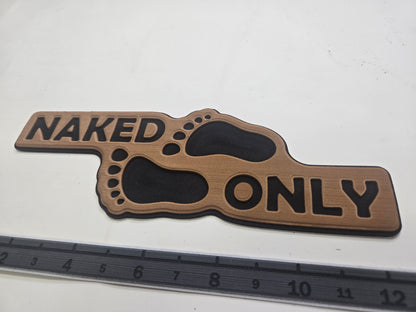 NAKED ONLY / BARE ONLY EVA FOAM DECAL Routed