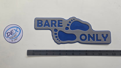 NAKED ONLY / BARE ONLY EVA FOAM DECAL Routed