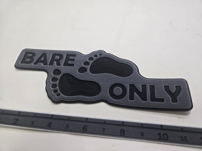 NAKED ONLY / BARE ONLY EVA FOAM DECAL Routed