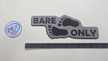 NAKED ONLY / BARE ONLY EVA FOAM DECAL Routed