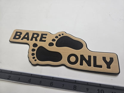 NAKED ONLY / BARE ONLY EVA FOAM DECAL Routed