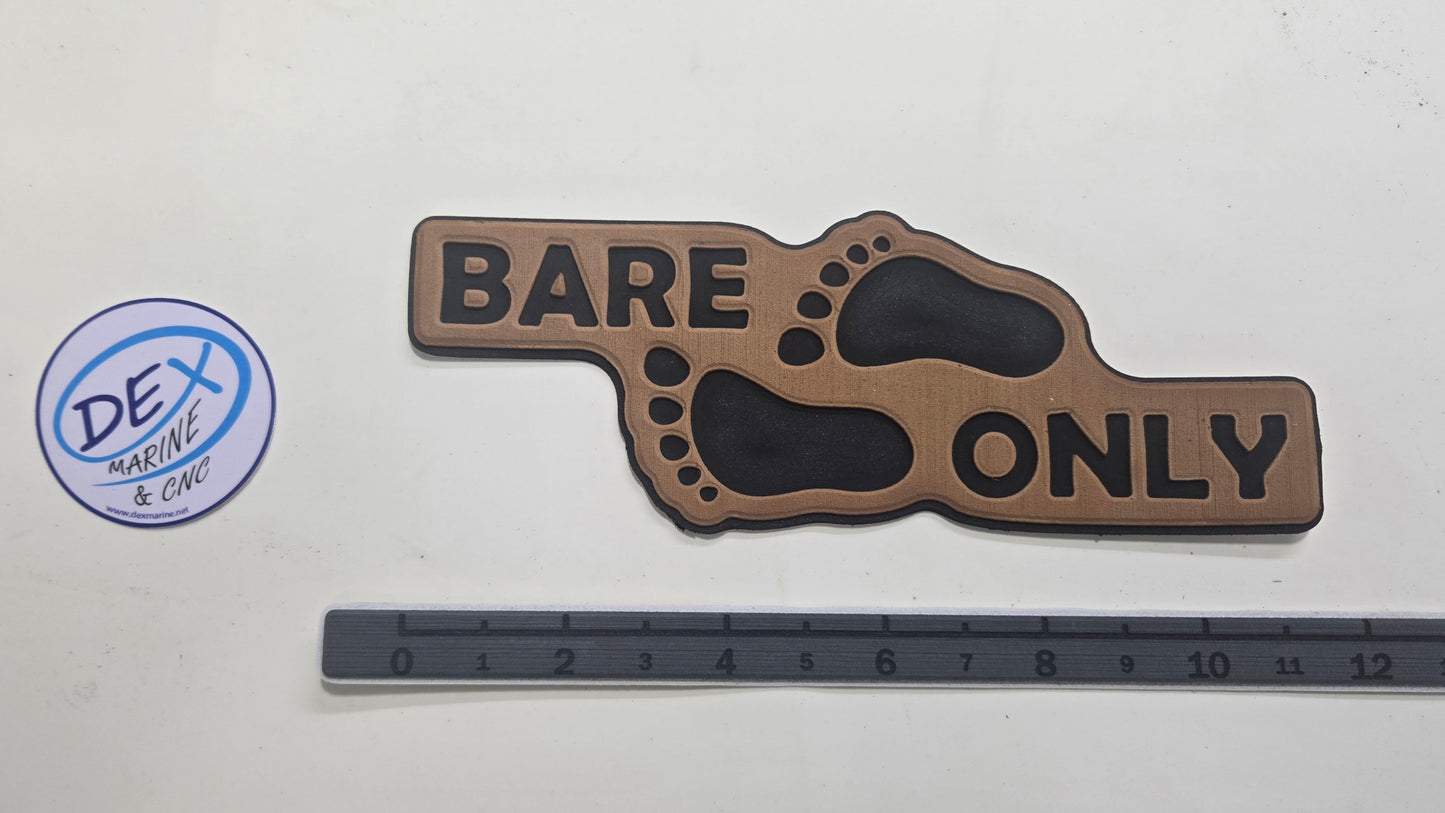 NAKED ONLY / BARE ONLY EVA FOAM DECAL Routed
