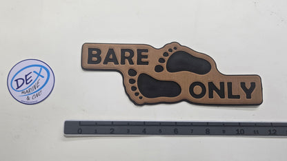 NAKED ONLY / BARE ONLY EVA FOAM DECAL Routed